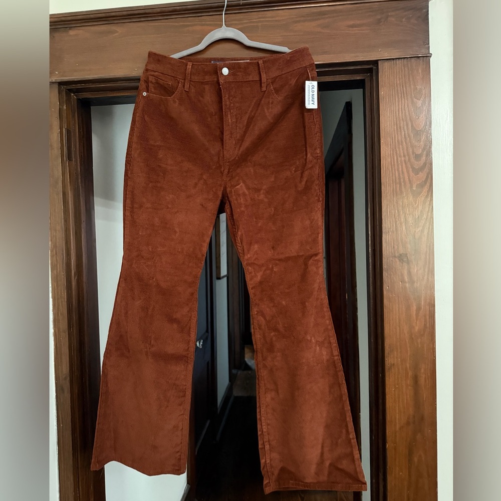 Old Navy Brown Flare Wide Leg Jeans